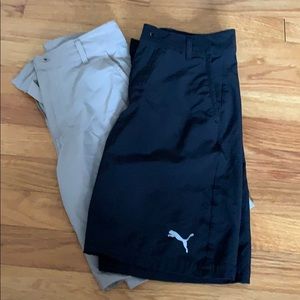 2 puma boys shorts